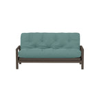 Matelas futon double en mousse à mémoire de forme au gel — Marine / Bordeaux / Vert Forêt / Aqua / Gris / Beige / Noir / Bleu, Pliable, 1 personne