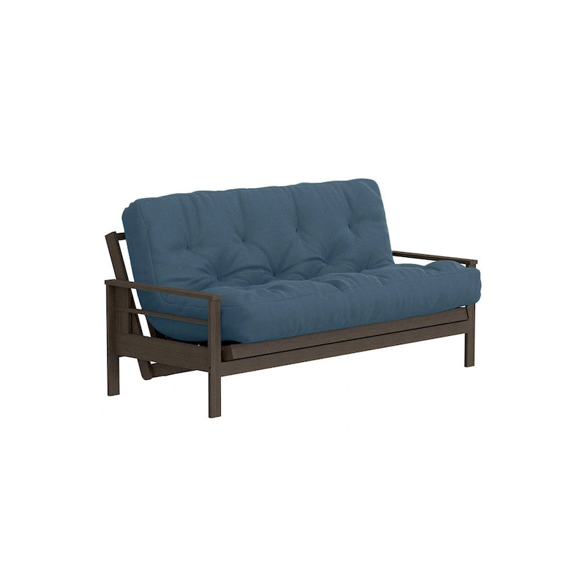 Matelas futon double en mousse à mémoire de forme au gel — Marine / Bordeaux / Vert Forêt / Aqua / Gris / Beige / Noir / Bleu, Pliable, 1 personne