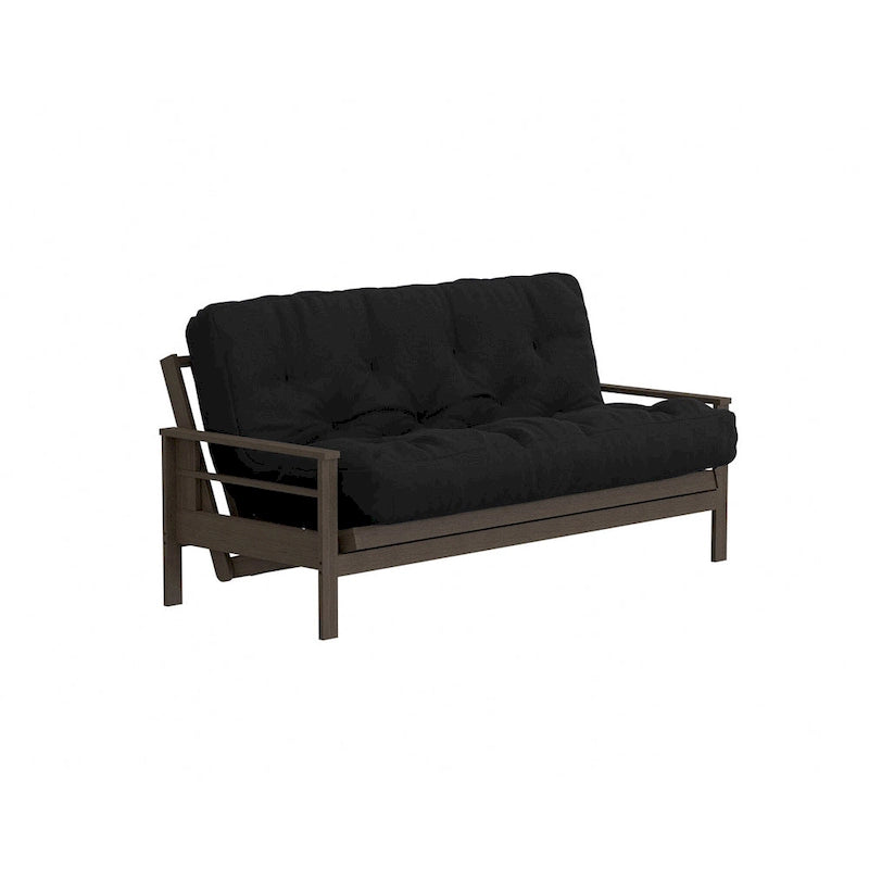 Matelas futon double en mousse à mémoire de forme au gel — Marine / Bordeaux / Vert Forêt / Aqua / Gris / Beige / Noir / Bleu, Pliable, 1 personne