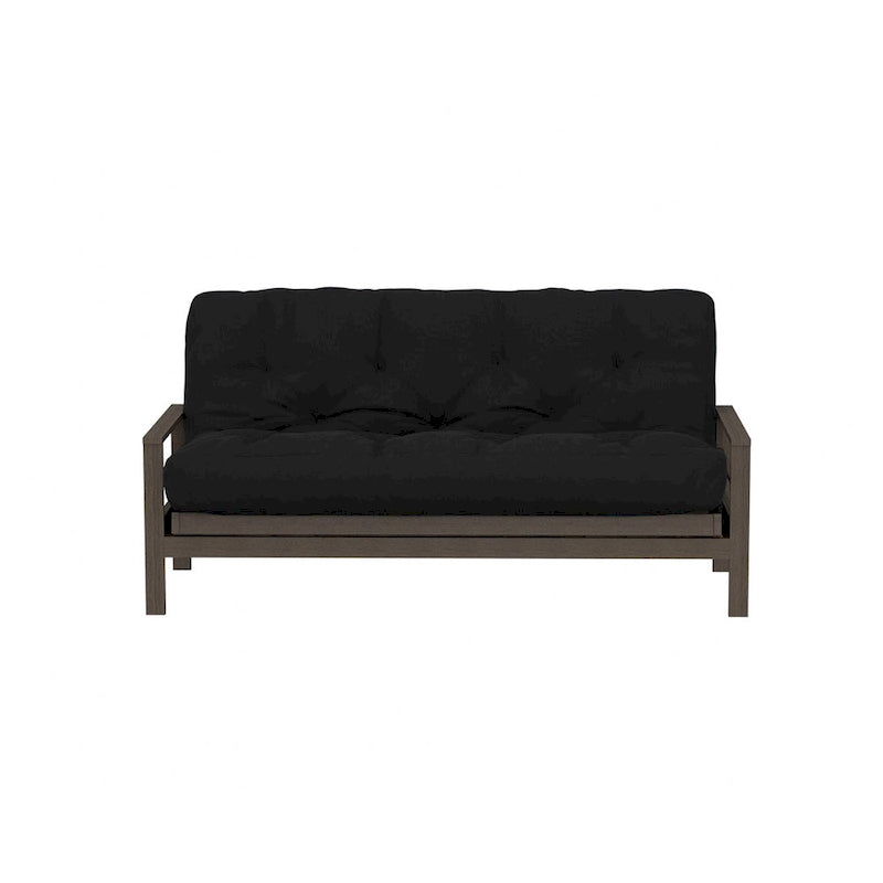 Matelas futon double en mousse à mémoire de forme au gel — Marine / Bordeaux / Vert Forêt / Aqua / Gris / Beige / Noir / Bleu, Pliable, 1 personne