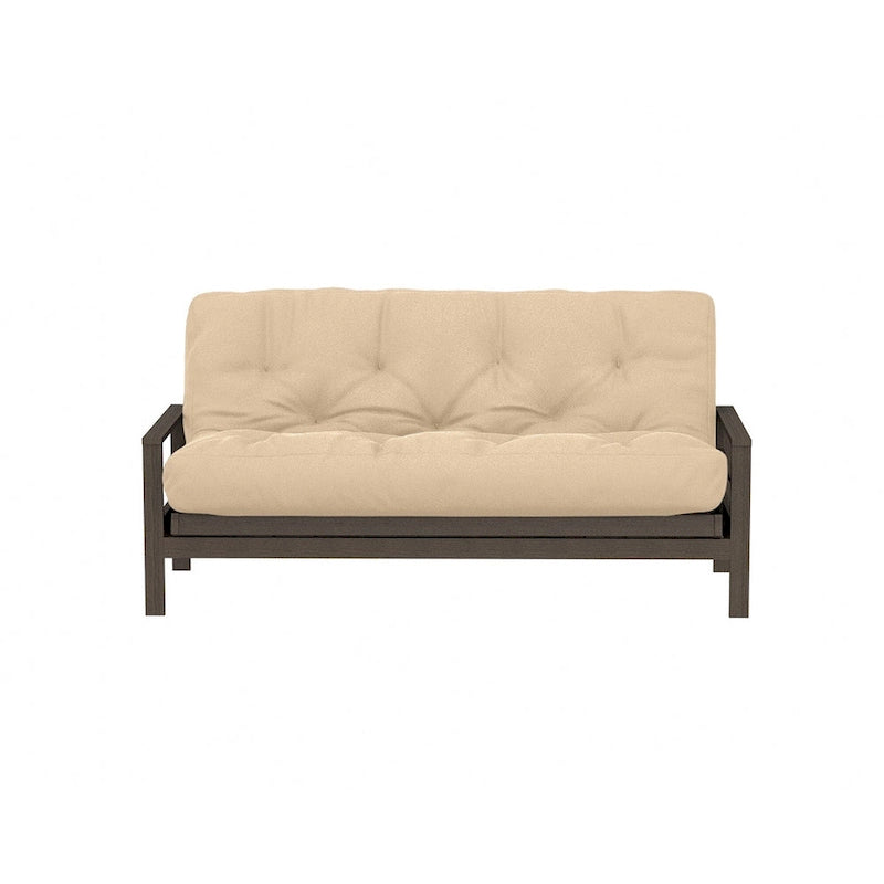 Matelas futon double en mousse à mémoire de forme au gel — Marine / Bordeaux / Vert Forêt / Aqua / Gris / Beige / Noir / Bleu, Pliable, 1 personne