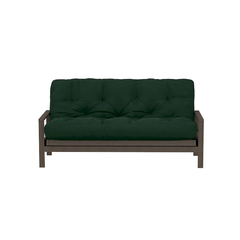 Matelas futon double en mousse à mémoire de forme au gel — Marine / Bordeaux / Vert Forêt / Aqua / Gris / Beige / Noir / Bleu, Pliable, 1 personne