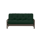 Matelas futon double en mousse à mémoire de forme au gel — Marine / Bordeaux / Vert Forêt / Aqua / Gris / Beige / Noir / Bleu, Pliable, 1 personne