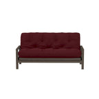 Matelas futon double en mousse à mémoire de forme au gel — Marine / Bordeaux / Vert Forêt / Aqua / Gris / Beige / Noir / Bleu, Pliable, 1 personne