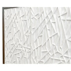 Meuble console en bois brun et blanc – Portes à motif de ficelle, assemblage par 1 personne, 3 tailles
