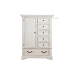 Commode pour homme transitionnelle gris/blanc antique vieilli