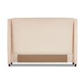 Lit rembourré crème/beige – grand lit et très grand lit, 2 personnes
