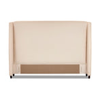 Lit rembourré crème/beige – grand lit et très grand lit, 2 personnes