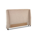 Lit rembourré crème/beige – grand lit et très grand lit, 2 personnes