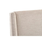 Lit rembourré crème/beige – grand lit et très grand lit, 2 personnes