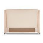 Lit rembourré crème/beige – grand lit et très grand lit, 2 personnes