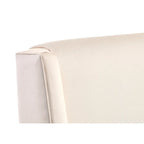 Lit rembourré crème/beige – grand lit et très grand lit, 2 personnes