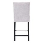 Tabouret de comptoir capitonné, marron / gris clair / bleu roi / gris / beige, assise pour 1