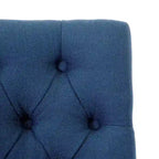 Tabouret de comptoir capitonné, marron / gris clair / bleu roi / gris / beige, assise pour 1