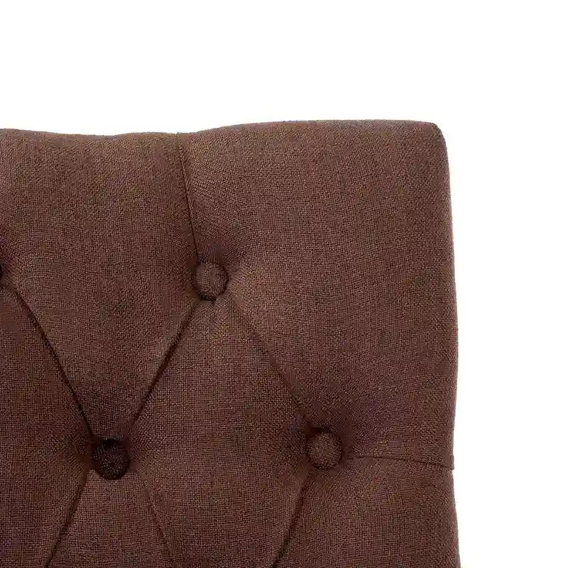 Tabouret de comptoir capitonné, marron / gris clair / bleu roi / gris / beige, assise pour 1