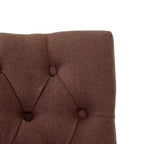 Tabouret de comptoir capitonné, marron / gris clair / bleu roi / gris / beige, assise pour 1