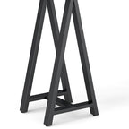 Console / Table d'appoint industrielle moderne en noyer