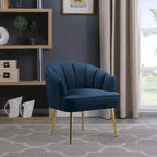 Fauteuil cylindrique en velours gris / rose / bleu / blanc, une place