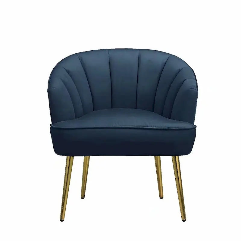 Fauteuil cylindrique en velours gris / rose / bleu / blanc, une place