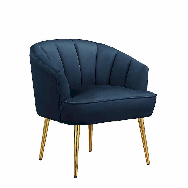 Fauteuil cylindrique en velours gris / rose / bleu / blanc, une place