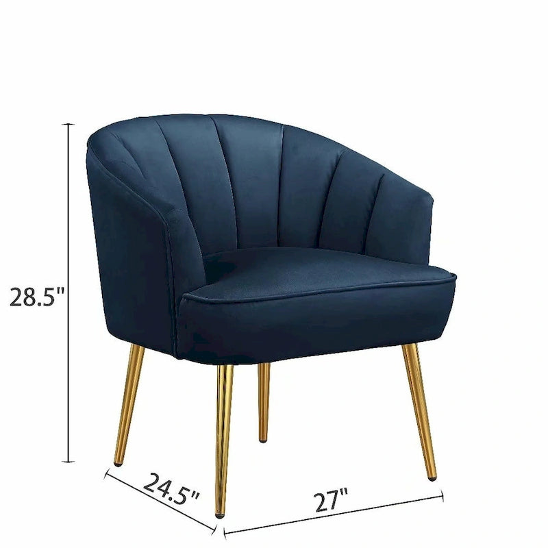 Fauteuil cylindrique en velours gris / rose / bleu / blanc, une place