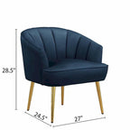 Fauteuil cylindrique en velours gris / rose / bleu / blanc, une place