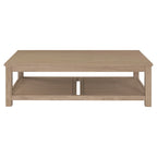 Table basse en bois d'acacia massif noir, coloris Amber / Drifted Sand / Alto