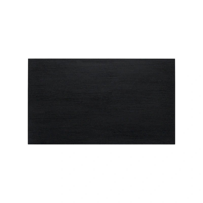 Table basse en bois d'acacia massif noir, coloris Amber / Drifted Sand / Alto