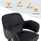 Fauteuil de barbier pivotant noir/gris, une place