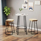 Table de bar Table de pub Table haute de bar Table de bistro haute Table à manger ronde de bar