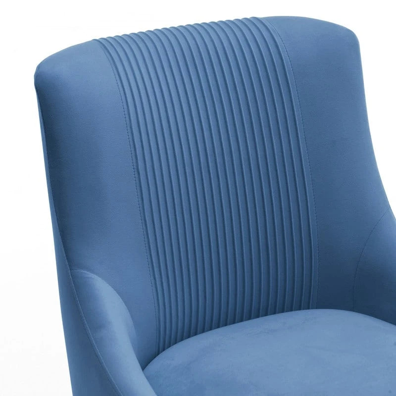 Chaise de salle à manger tapissée Beige/Bleu marine/Vert/Noir/Gris, lot de 4 avec poignée arrière
