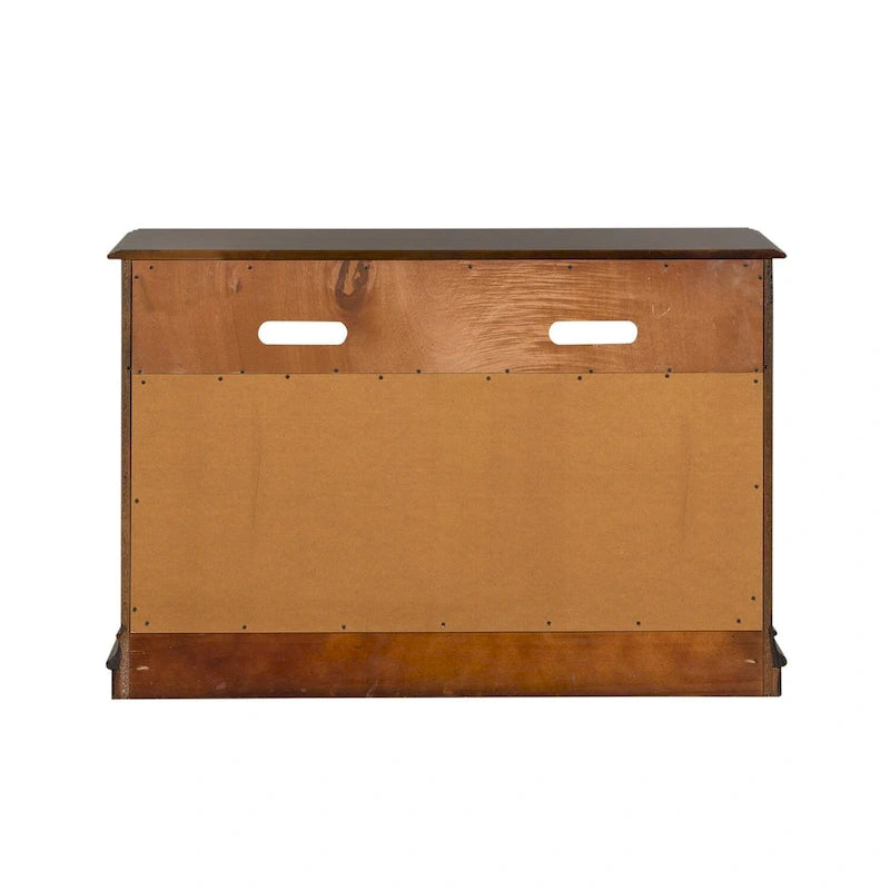 Meuble de classement latéral de direction Cognac Finish, bureau à domicile 1 personne