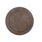 Table d'appoint ronde Dovetail Gray Wood Top – 18x18x24 po