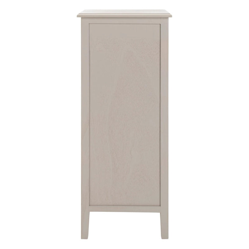 Table d'appoint vieillie avec 3 tiroirs en osier – 5 coloris – 1 personne