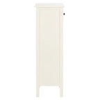 Table d'appoint vieillie avec 3 tiroirs en osier – 5 coloris – 1 personne