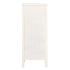 Table d'appoint vieillie avec 3 tiroirs en osier – 5 coloris – 1 personne