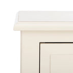 Table d'appoint vieillie avec 3 tiroirs en osier – 5 coloris – 1 personne