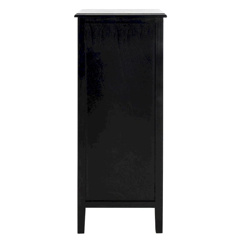 Table d'appoint vieillie avec 3 tiroirs en osier – 5 coloris – 1 personne