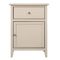 Table de chevet, un tiroir avec armoire, multicolore, 1 personne