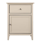 Table de chevet, un tiroir avec armoire, multicolore, 1 personne