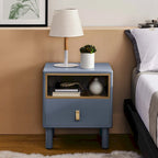 Table de chevet moderne avec tiroir, vert / bleu / rose / blanc — 1 pièce