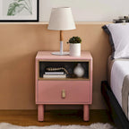Table de chevet moderne avec tiroir, vert / bleu / rose / blanc — 1 pièce