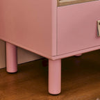 Table de chevet moderne avec tiroir, vert / bleu / rose / blanc — 1 pièce