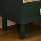 Table de chevet moderne avec tiroir, vert / bleu / rose / blanc — 1 pièce