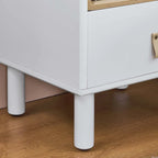 Table de chevet moderne avec tiroir, vert / bleu / rose / blanc — 1 pièce