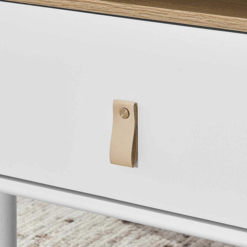 Table de chevet moderne avec tiroir, vert / bleu / rose / blanc — 1 pièce