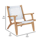 Fauteuil d'appoint tissé en corde hexagonale gris et marron, 1 place