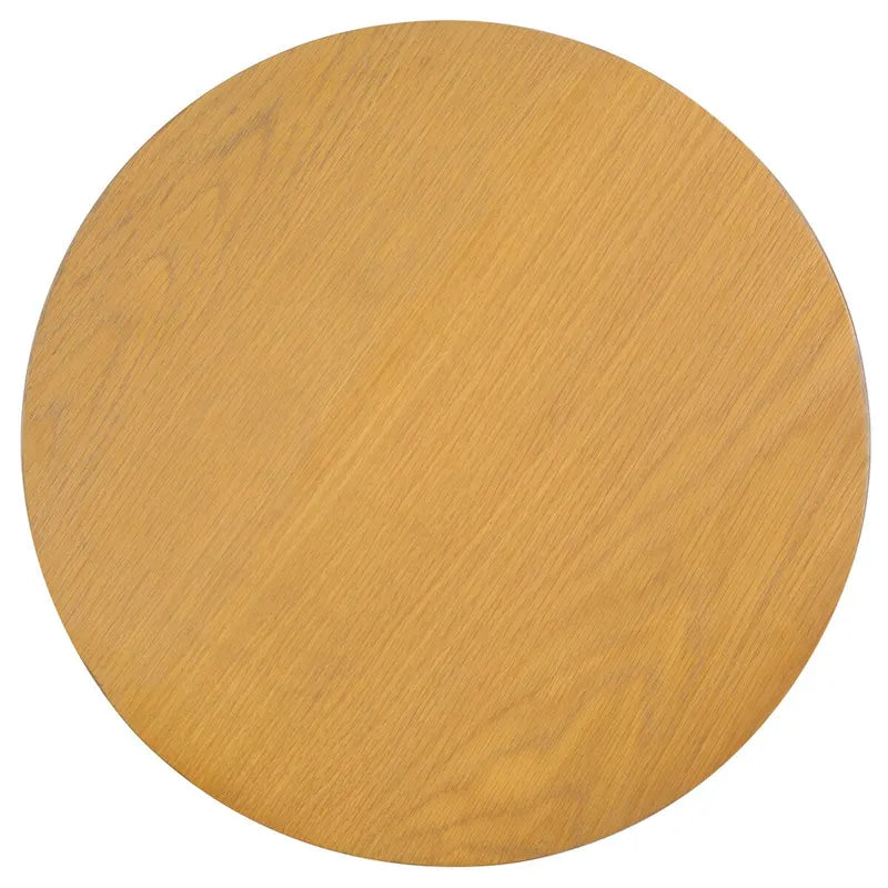 Table d'appoint en bois plaqué Chêne Naturel / Noir / Chêne Rustique / Chêne Blanc Lavé, Simple