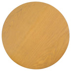 Table d'appoint en bois plaqué Chêne Naturel / Noir / Chêne Rustique / Chêne Blanc Lavé, Simple