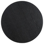 Table d'appoint en bois plaqué Chêne Naturel / Noir / Chêne Rustique / Chêne Blanc Lavé, Simple
